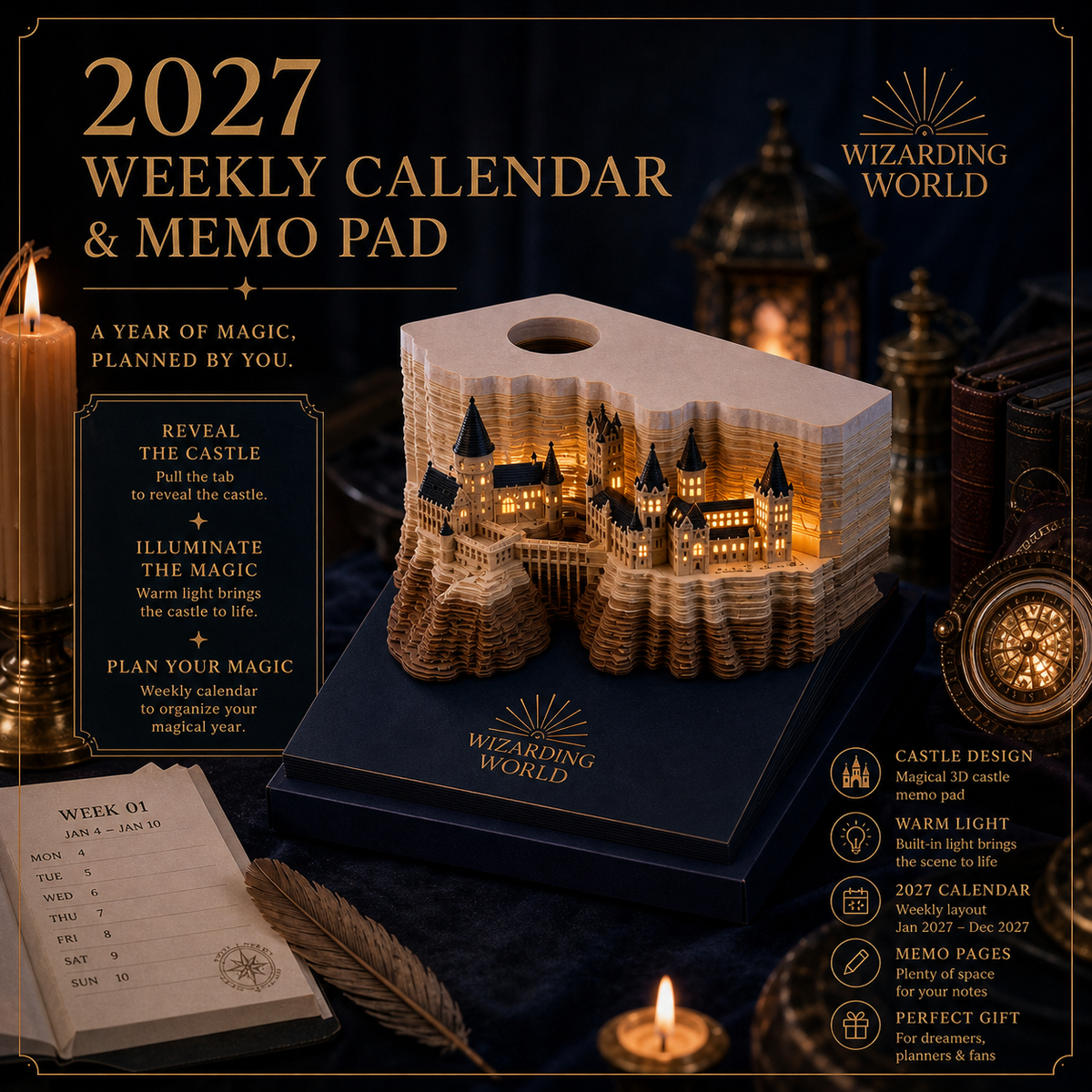 🏰 Enchanted Castle 2027 (Free Shipping)
